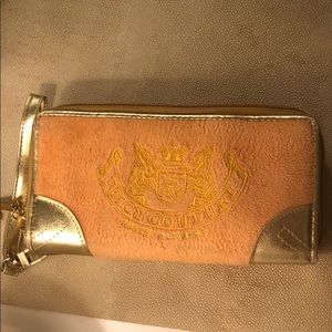 Juicy Couture Orange Terry Cloth Wallet/Wristlet